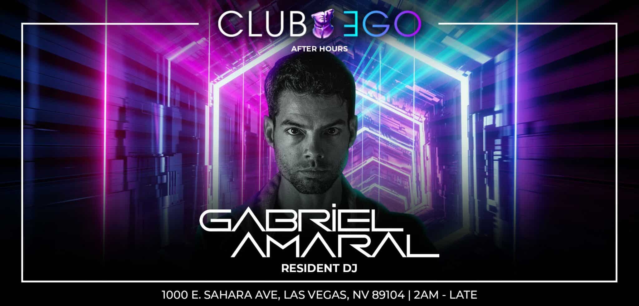 Club EGO Resident DJ Gabriel Amaral